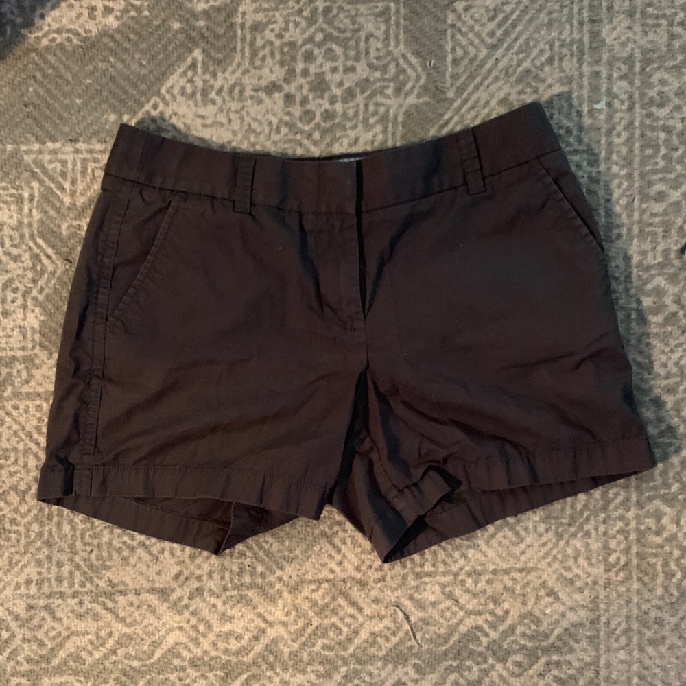 J crew chino long shorts charcoal grey size 6